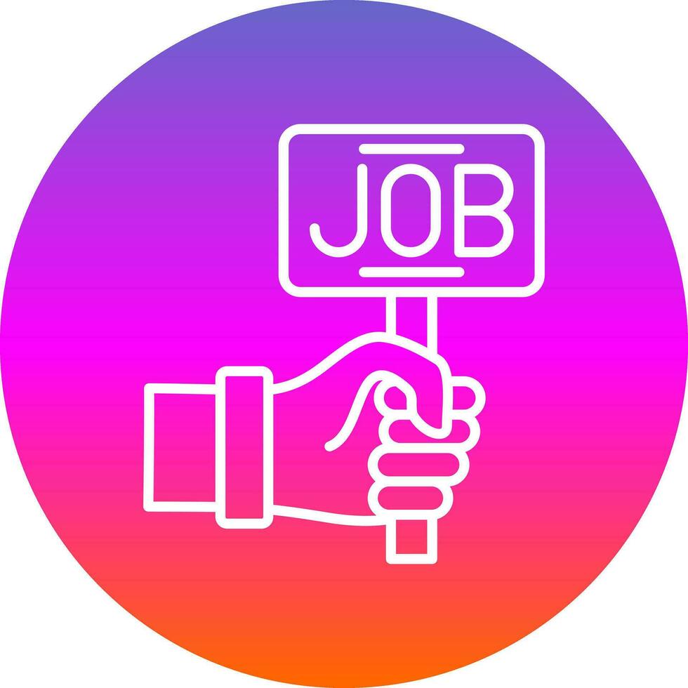 Job Vector Icon Design