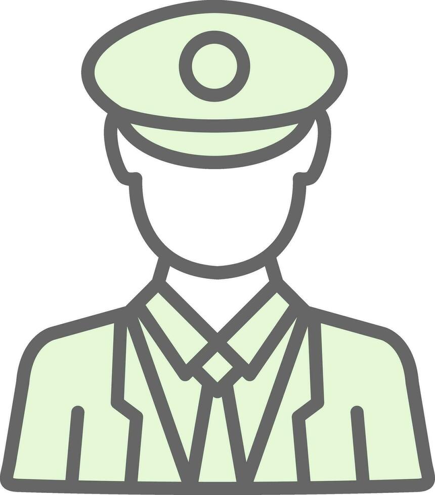 Pilot Vector Icon Design