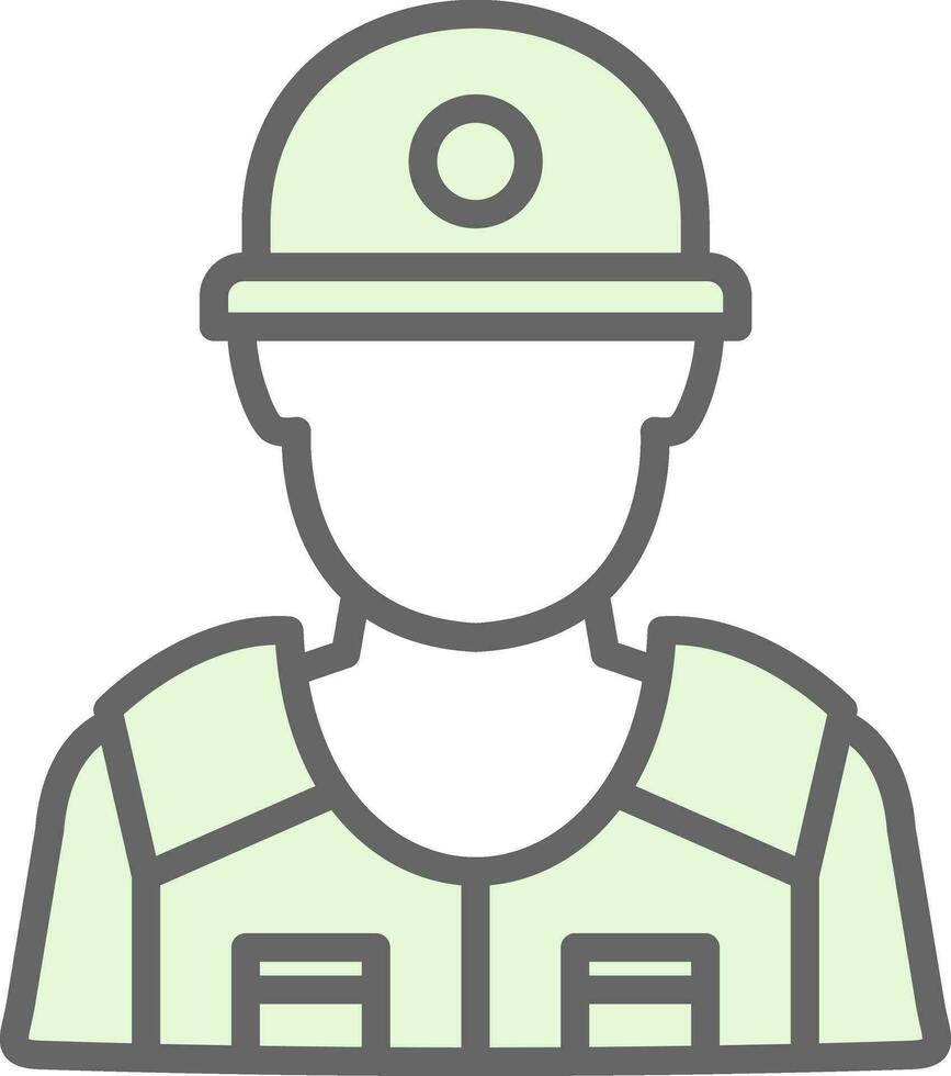 Riot police Vector Icon Design