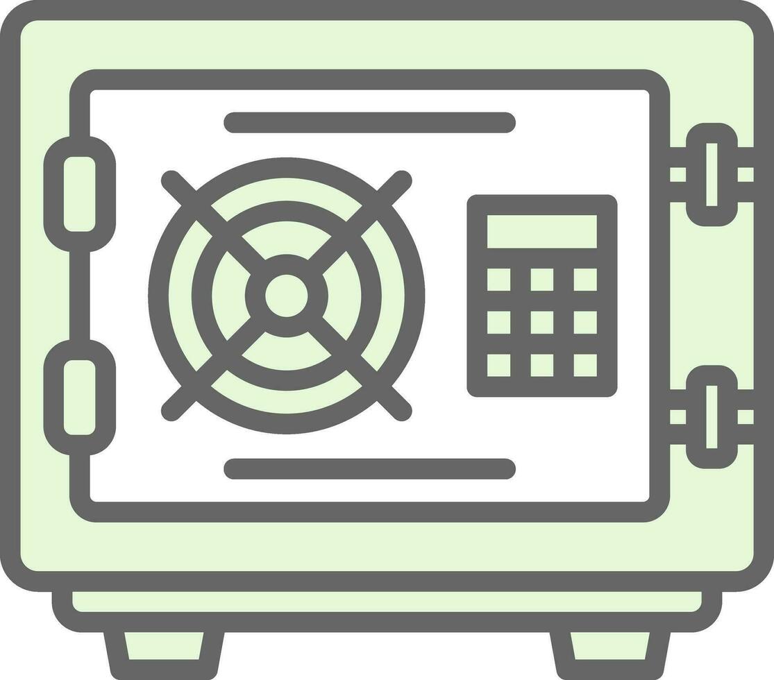 Safe box Vector Icon Design