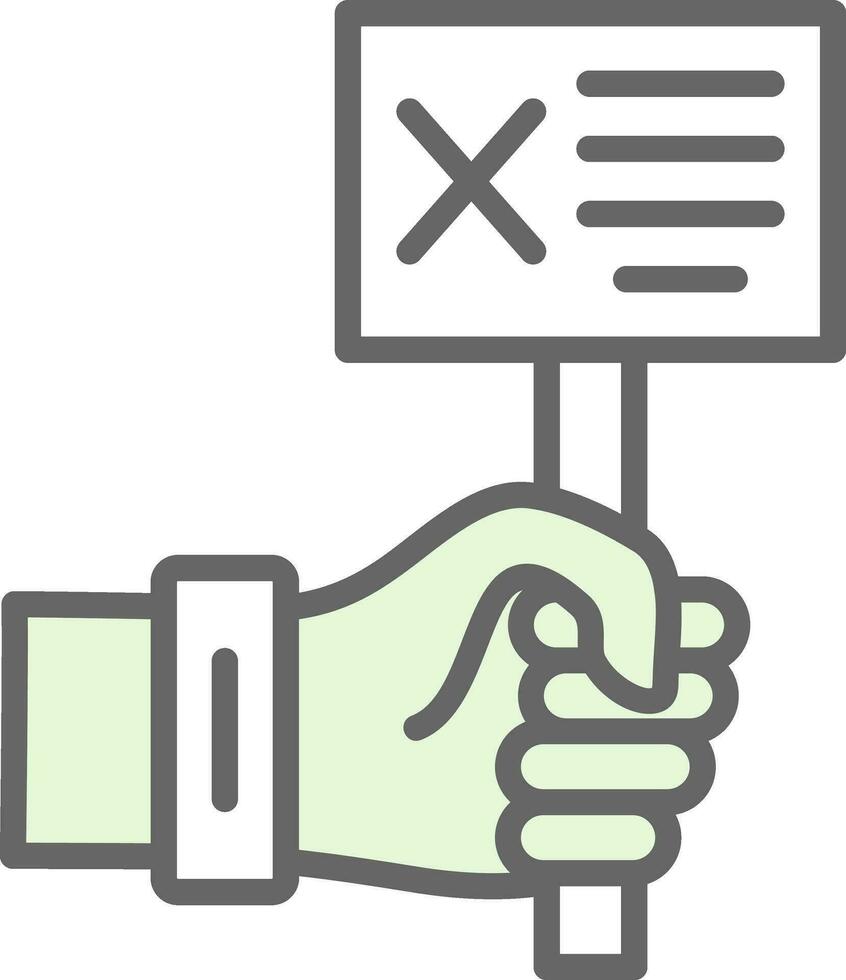 Protest Vector Icon Design
