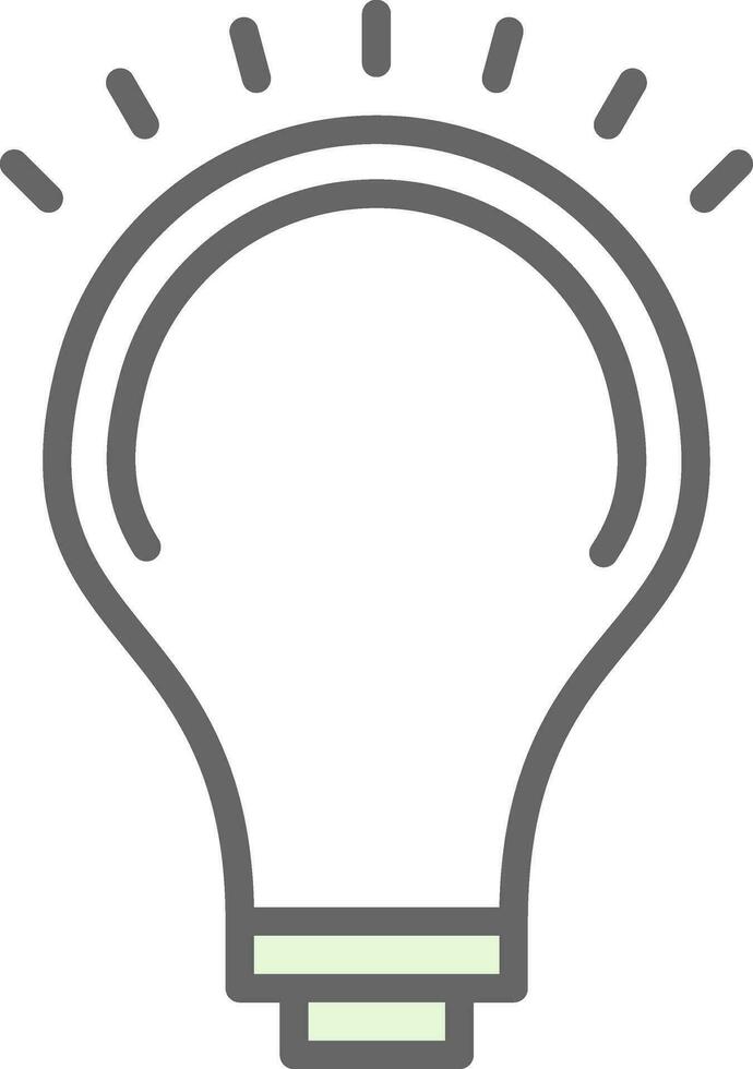Light Bulb Vector Icon Design