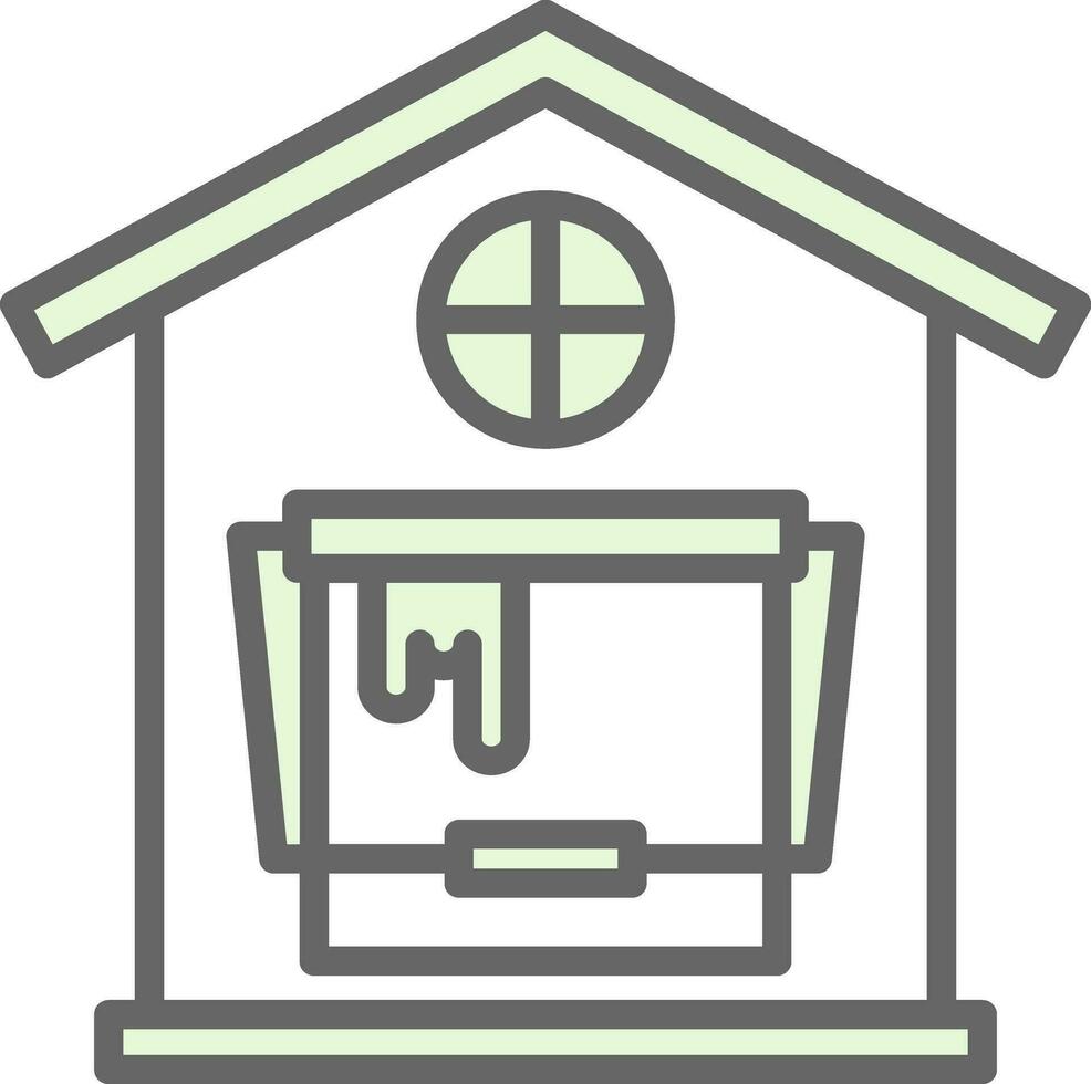 House Paint Vector Icon Design