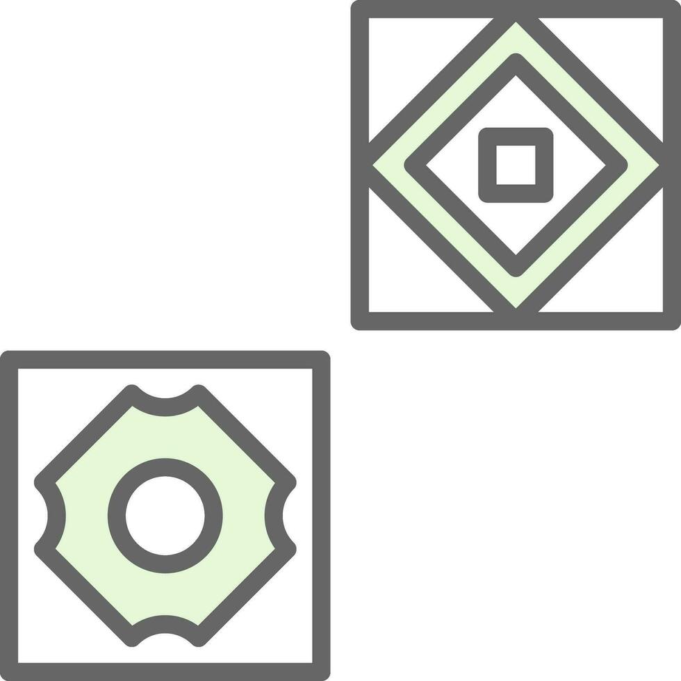 Tiles Design Vector Icon Design