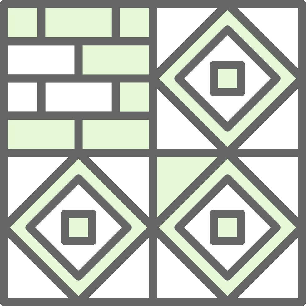 Tiles in Wales Vector Icon Design