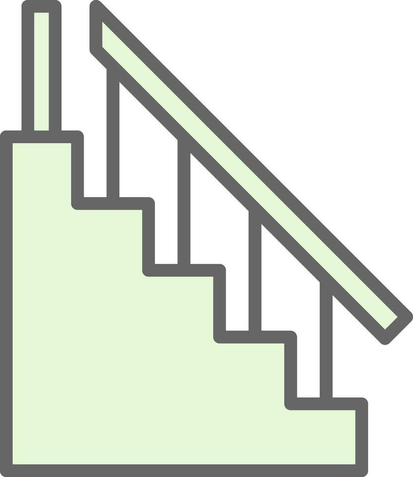 Stair Vector Icon Design