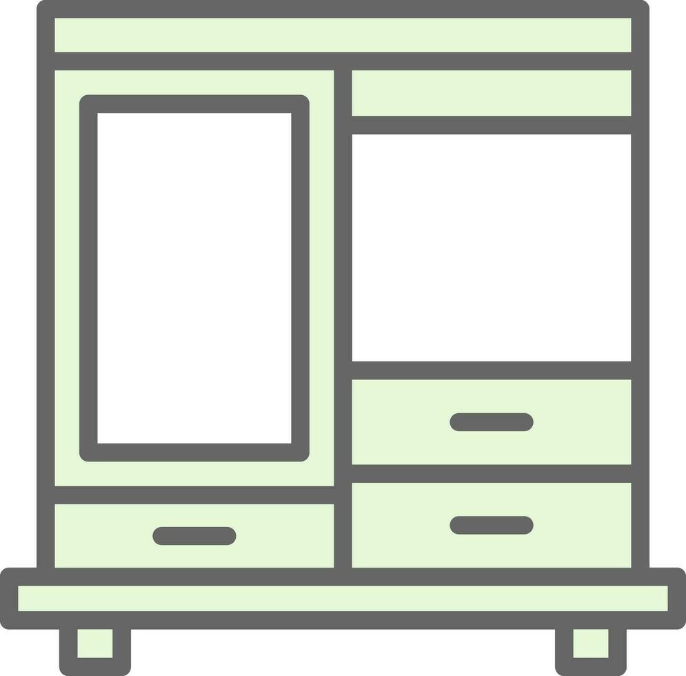 Wardrobe Vector Icon Design
