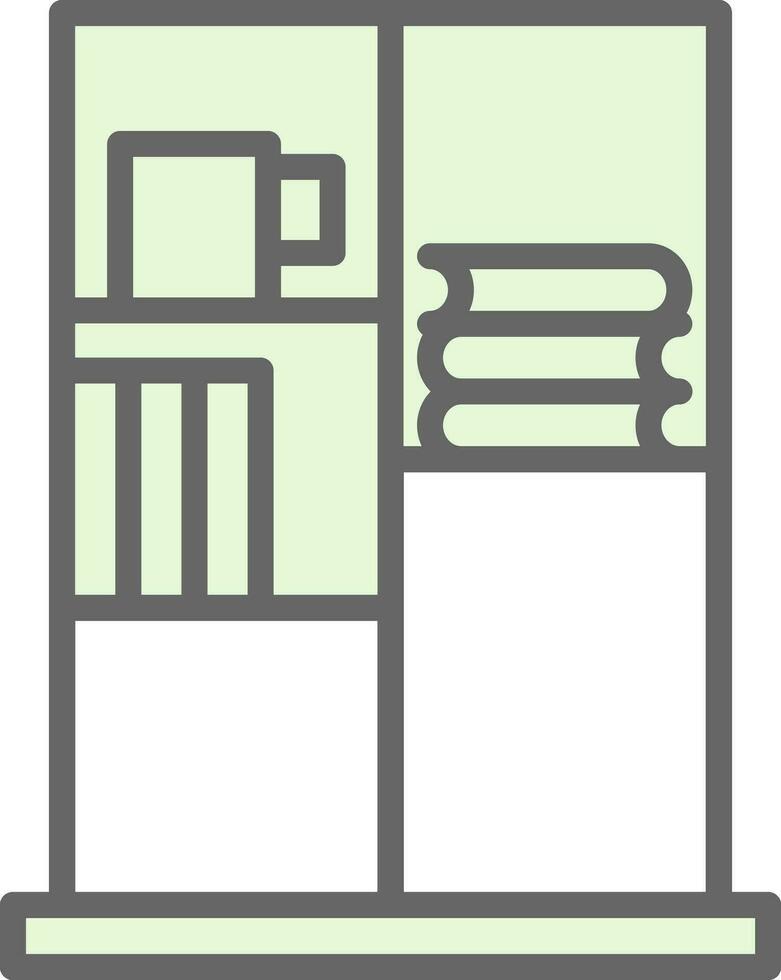 Book Case Vector Icon Design