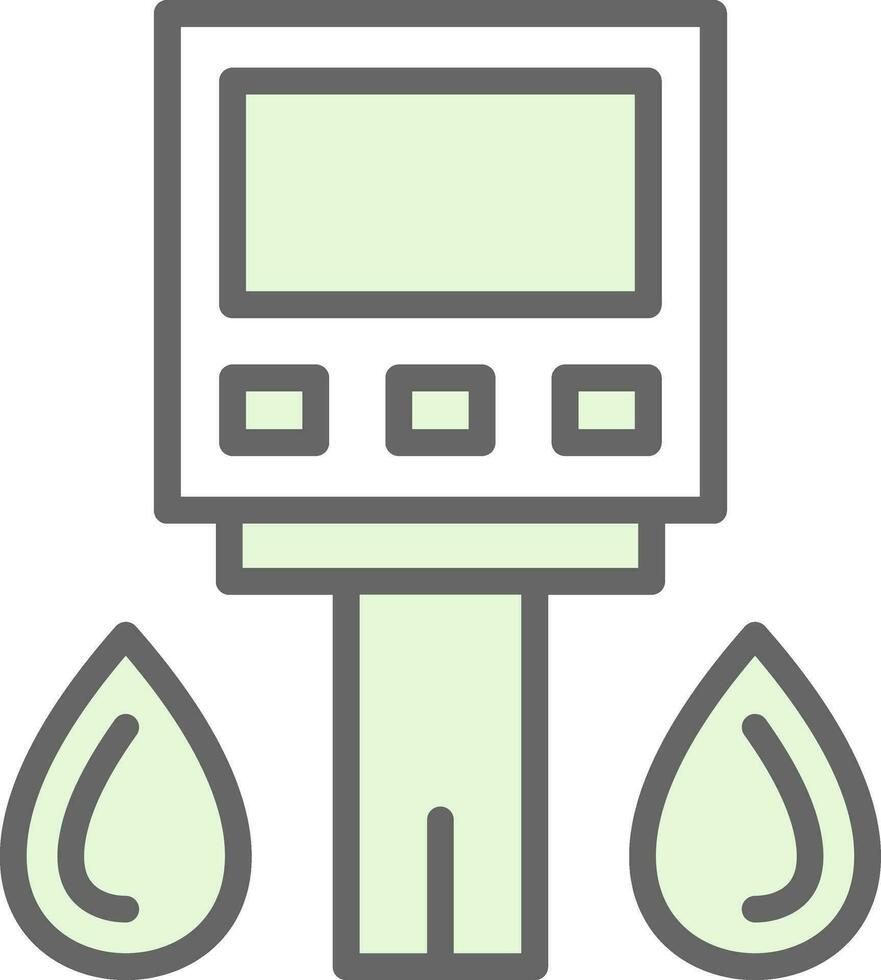 Glucometer Vector Icon Design