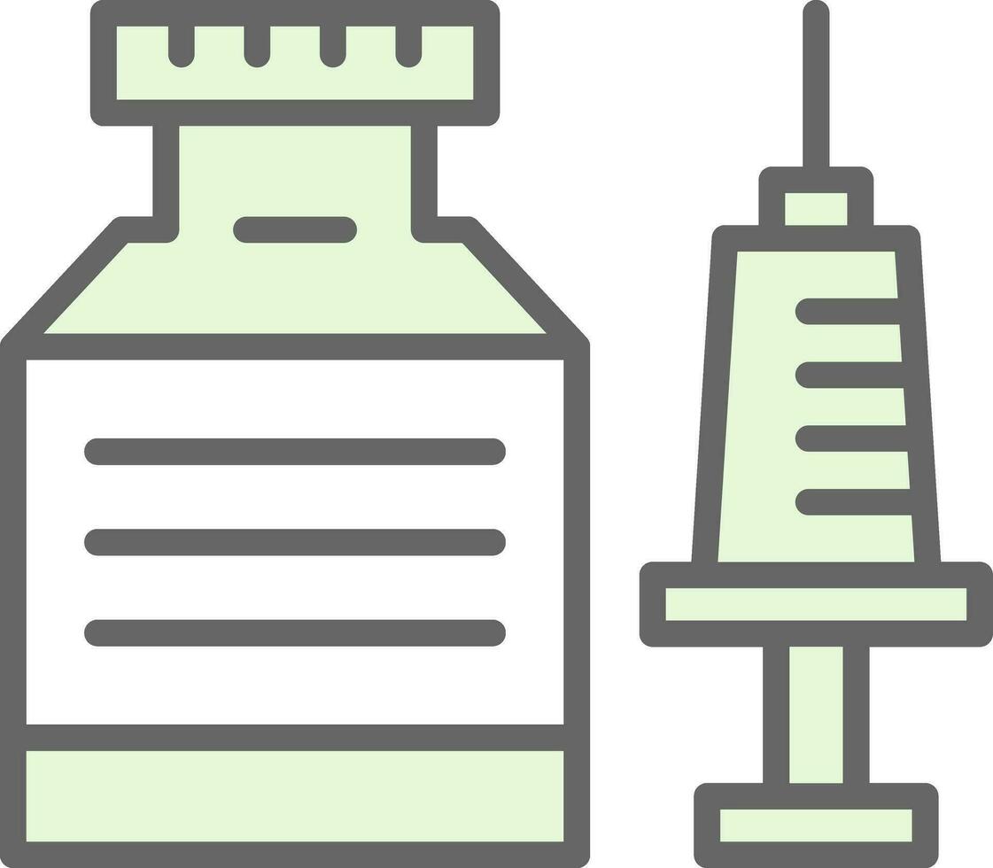 diseño de icono de vector de vacunación