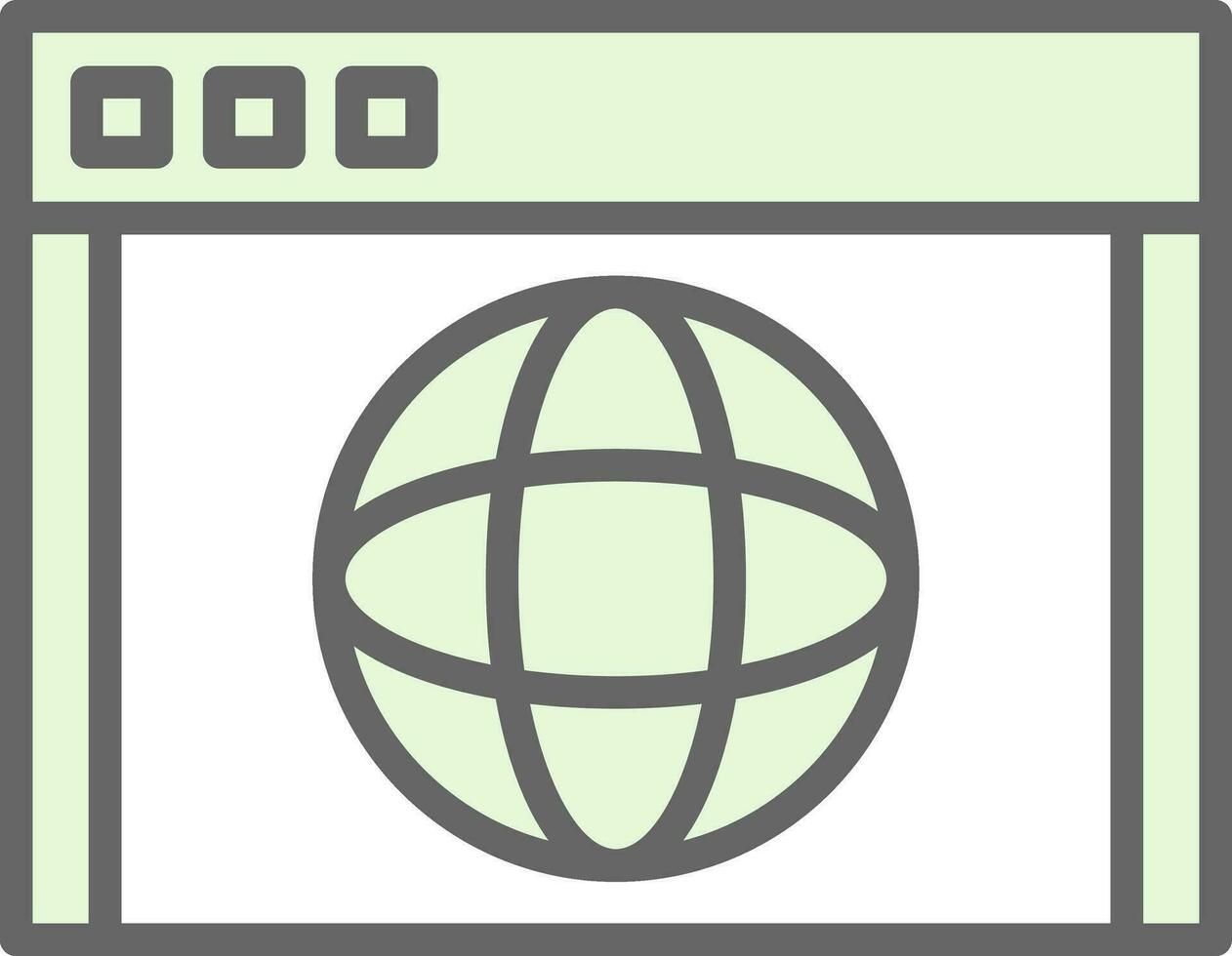 Web site Vector Icon Design