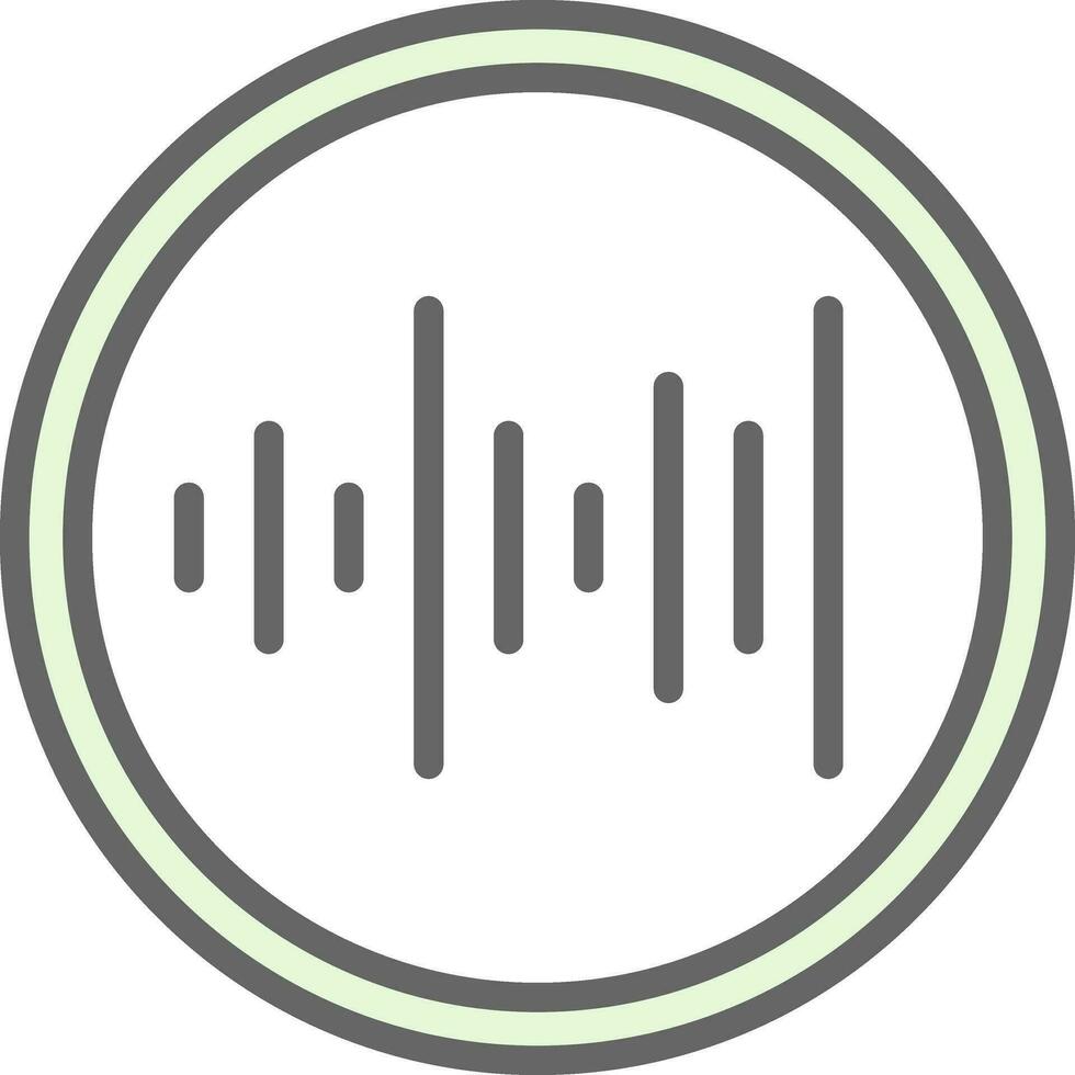 Sound waves Vector Icon Design