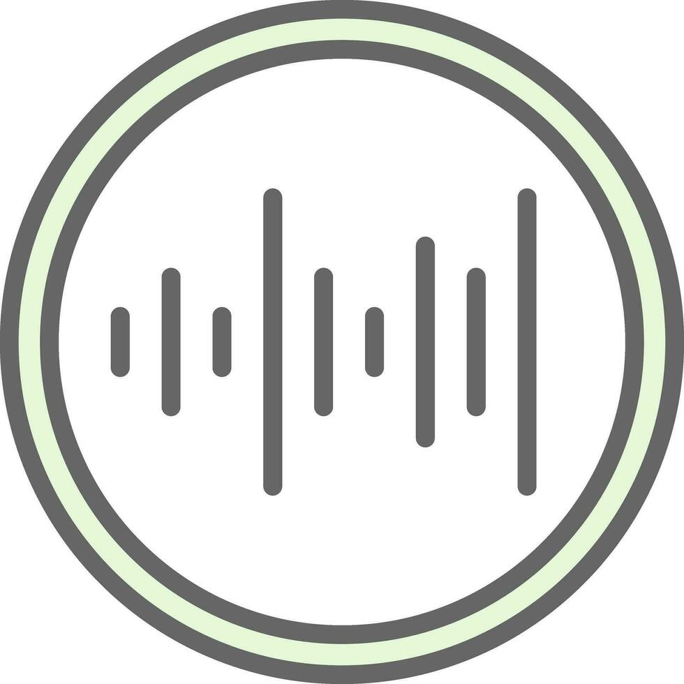 Sound waves Vector Icon Design