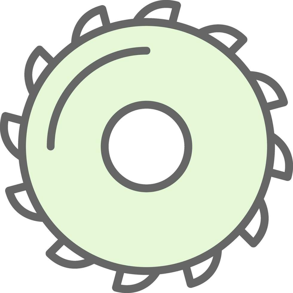 Saw blade Vector Icon Design