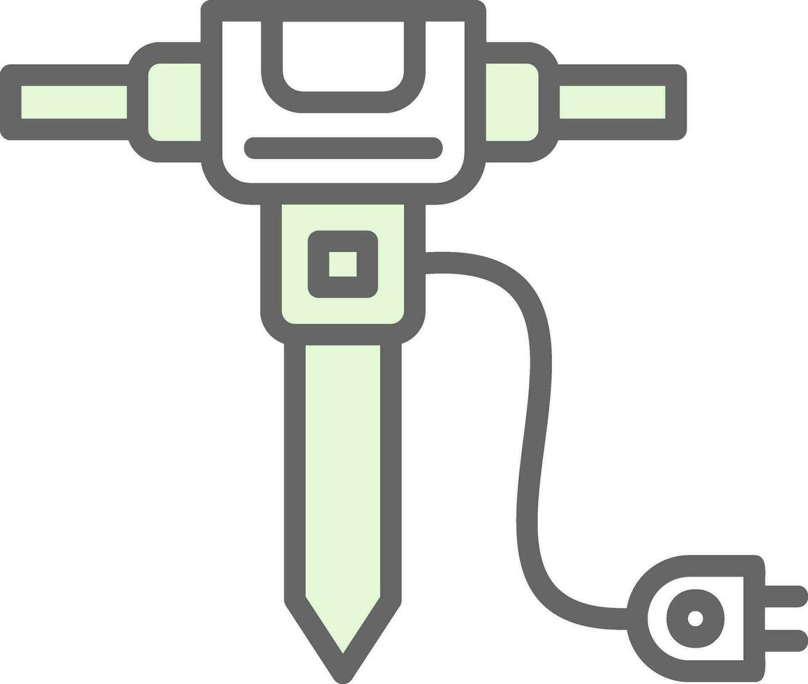 Jackhammer Vector Icon Design