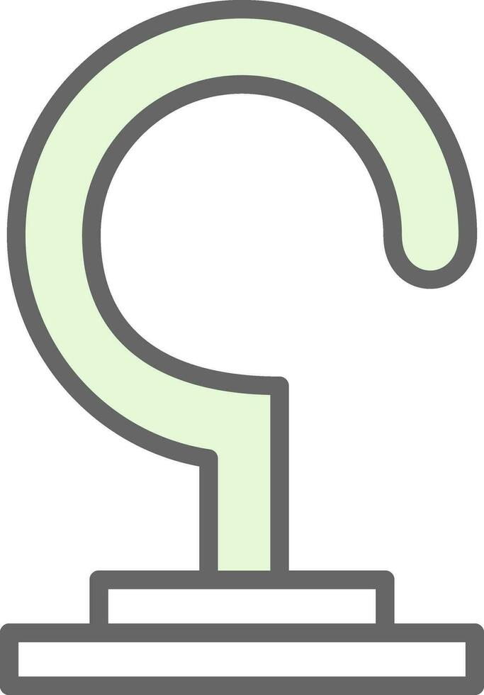 Tubes hook Vector Icon Design