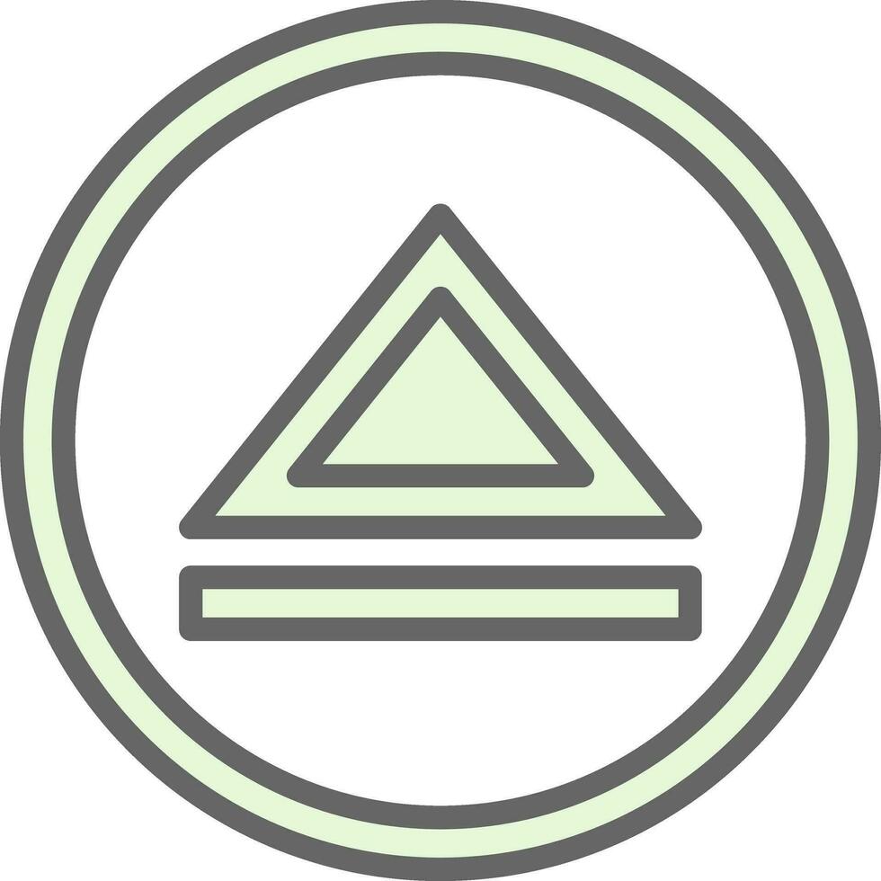 Eject Vector Icon Design