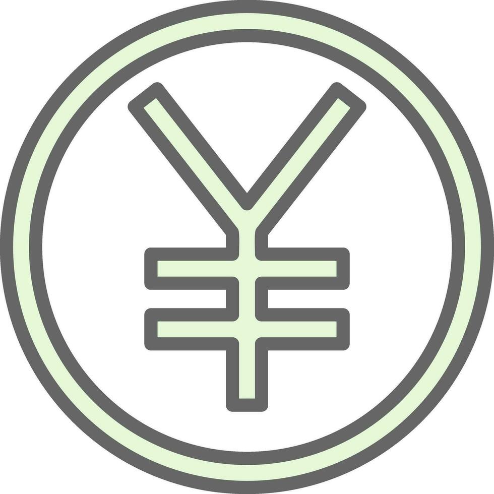 Yen Vector Icon Design