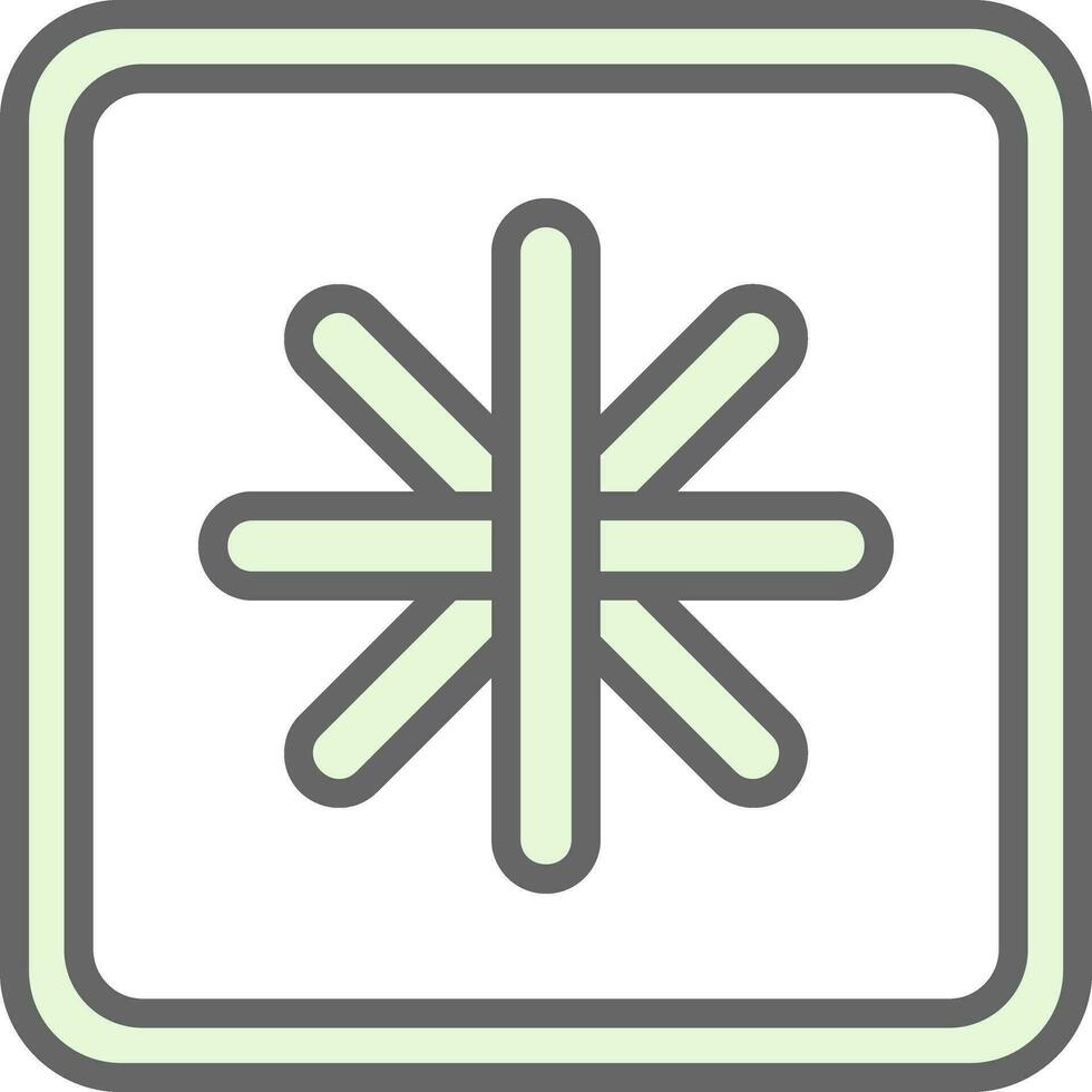 Asterisk Vector Icon Design