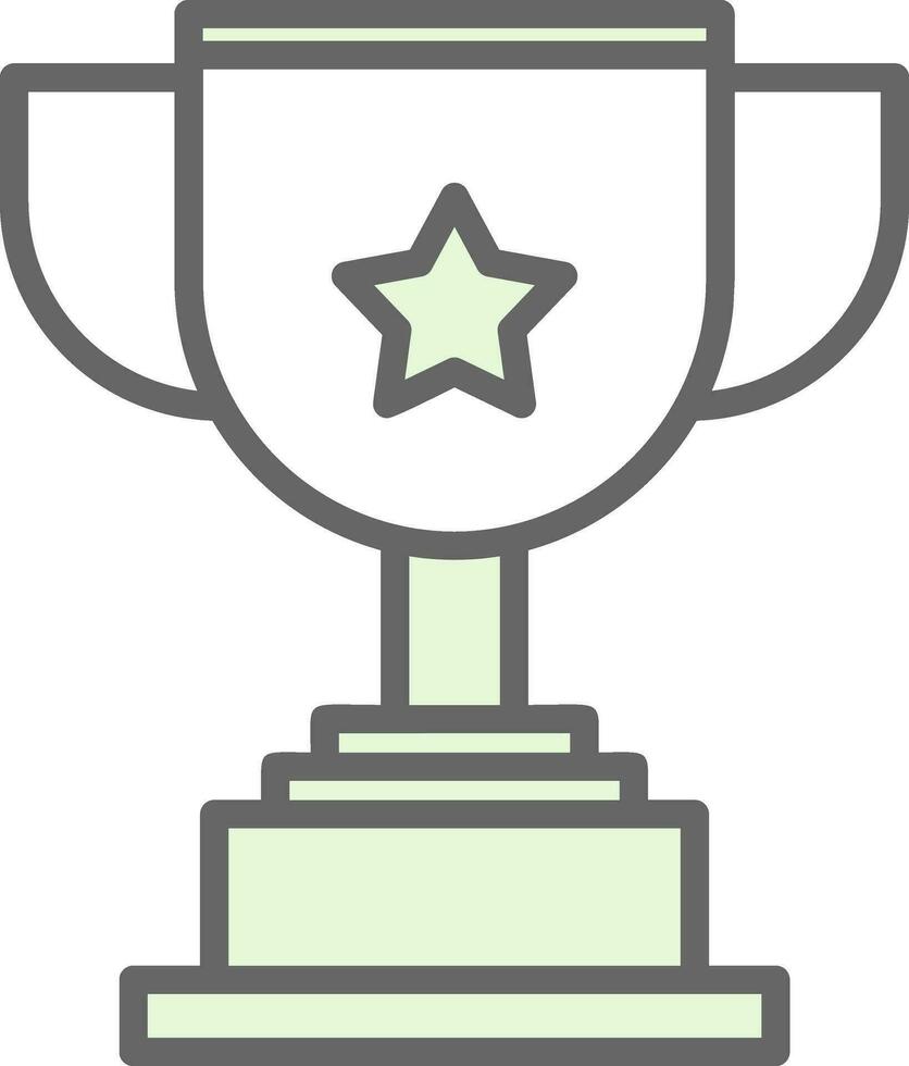 Trophy Vector Icon Design