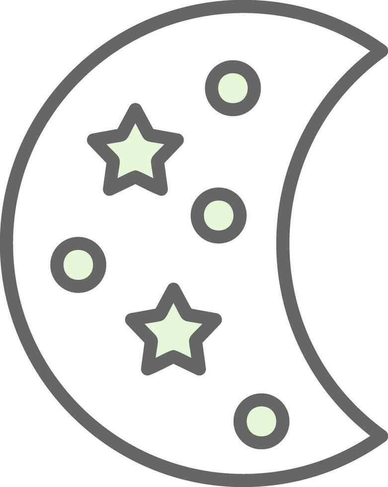 Moon Phase Vector Icon Design