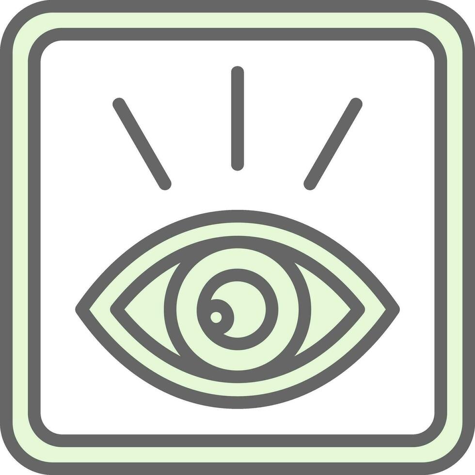 Eye Open Vector Icon Design
