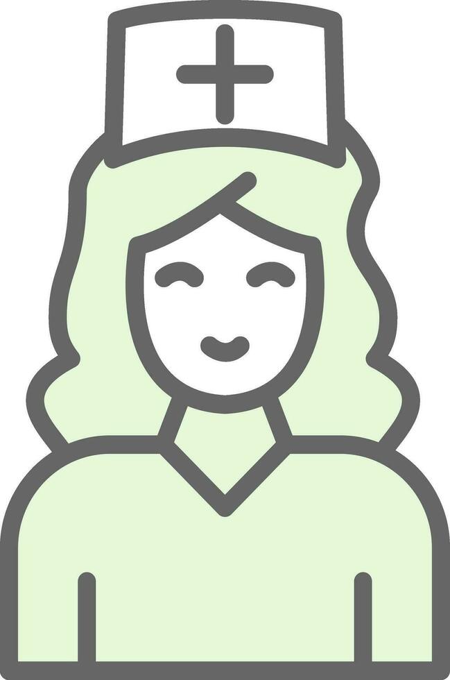 Nurse Vector Icon Design