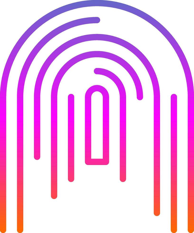 Fingerprint Vector Icon Design