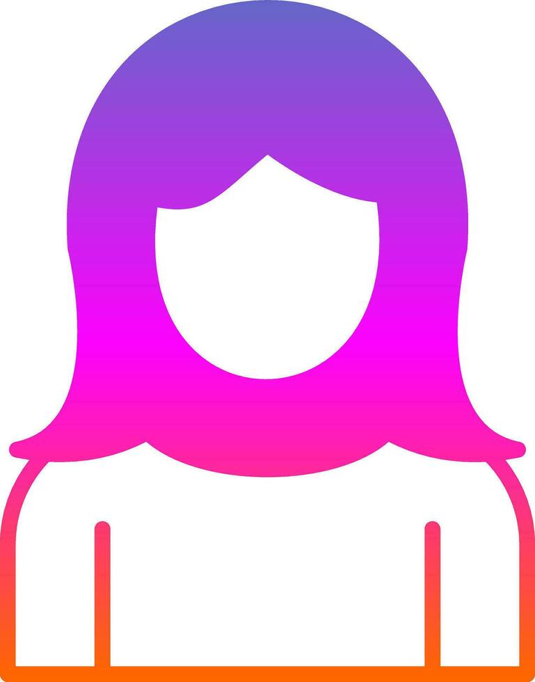 Girl Vector Icon Design