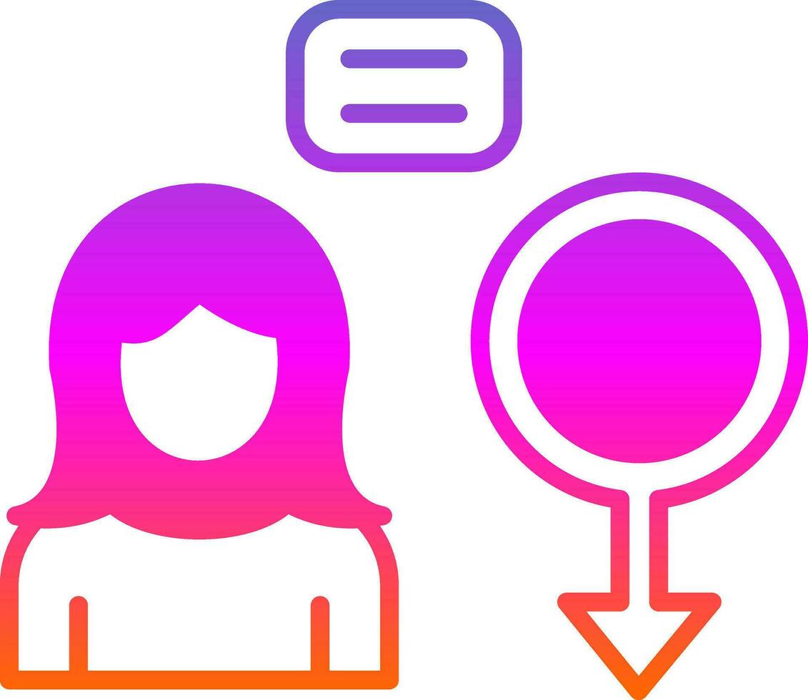 Gender equality Vector Icon Design