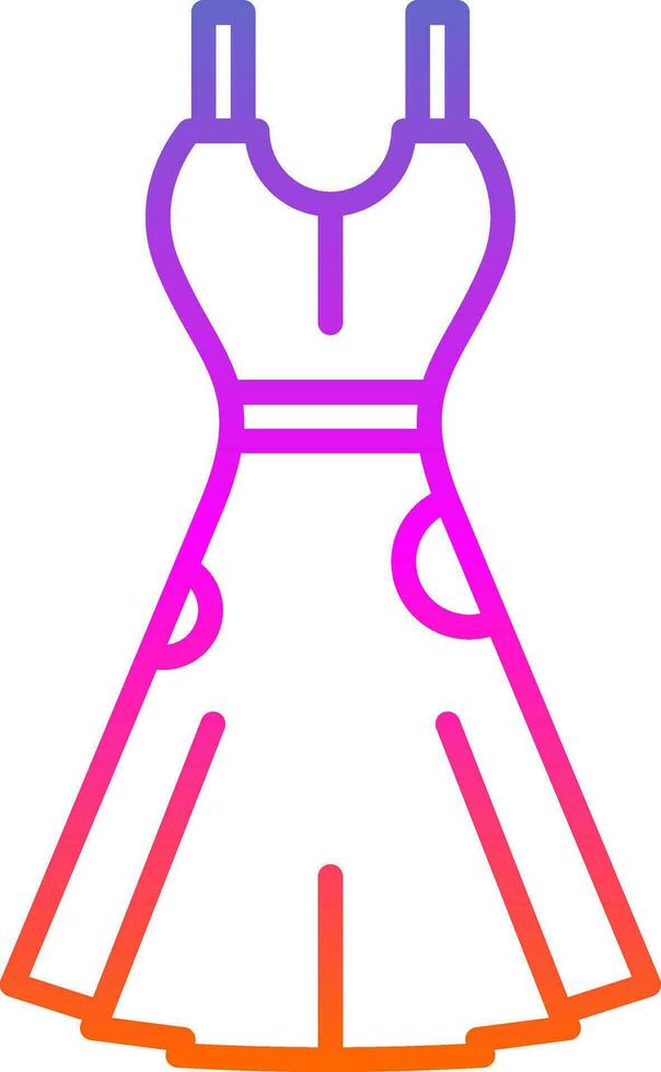 Dress Vector Icon Design