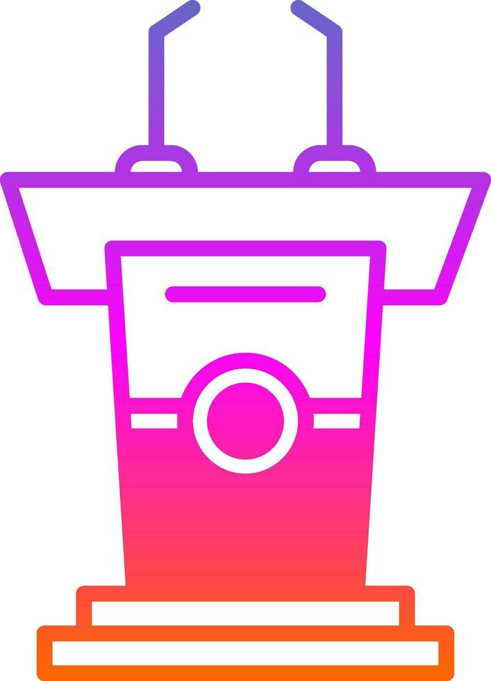 Podium Vector Icon Design