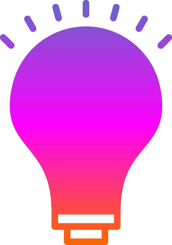 Light Bulb Vector Icon Design