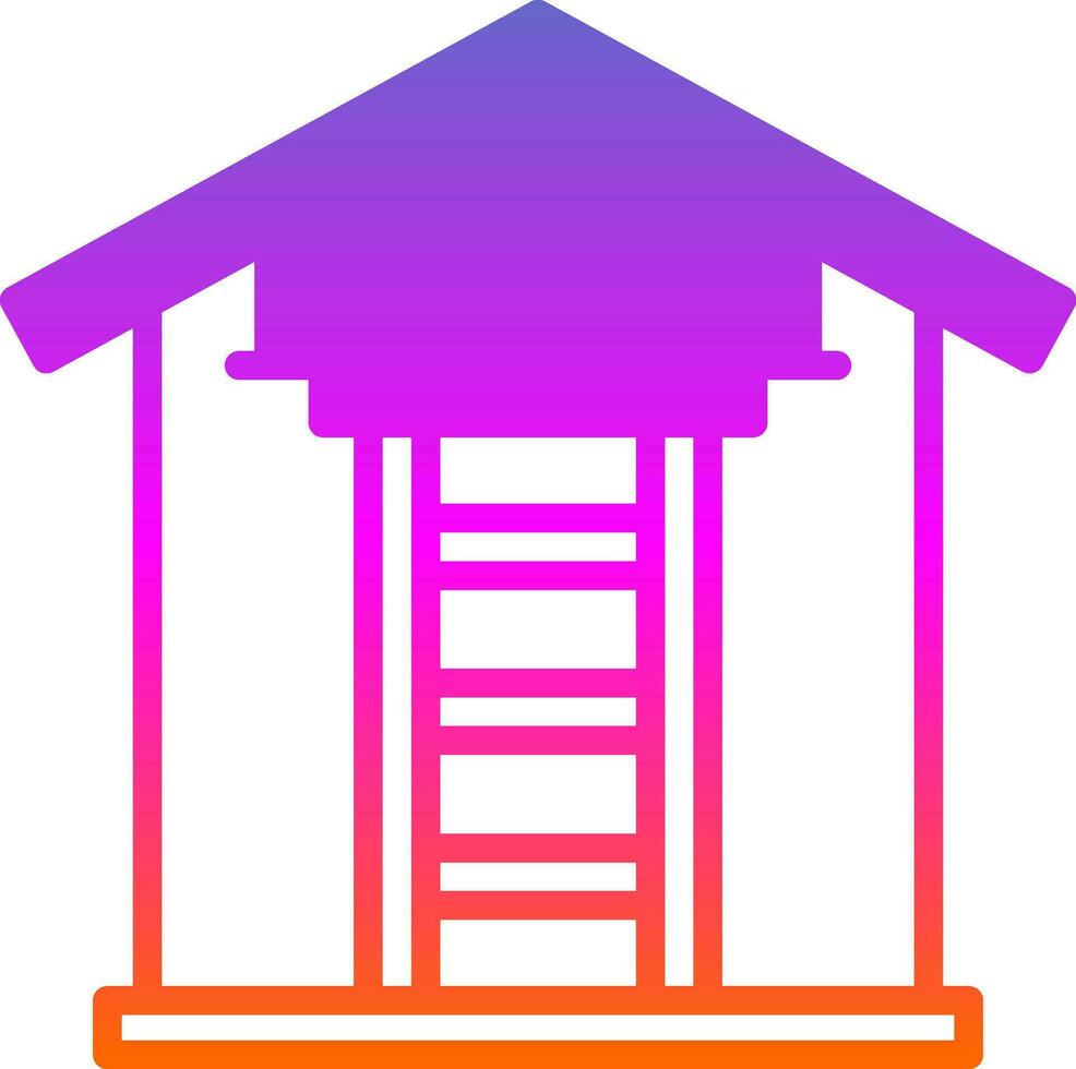 diseño de icono de vector de escalera