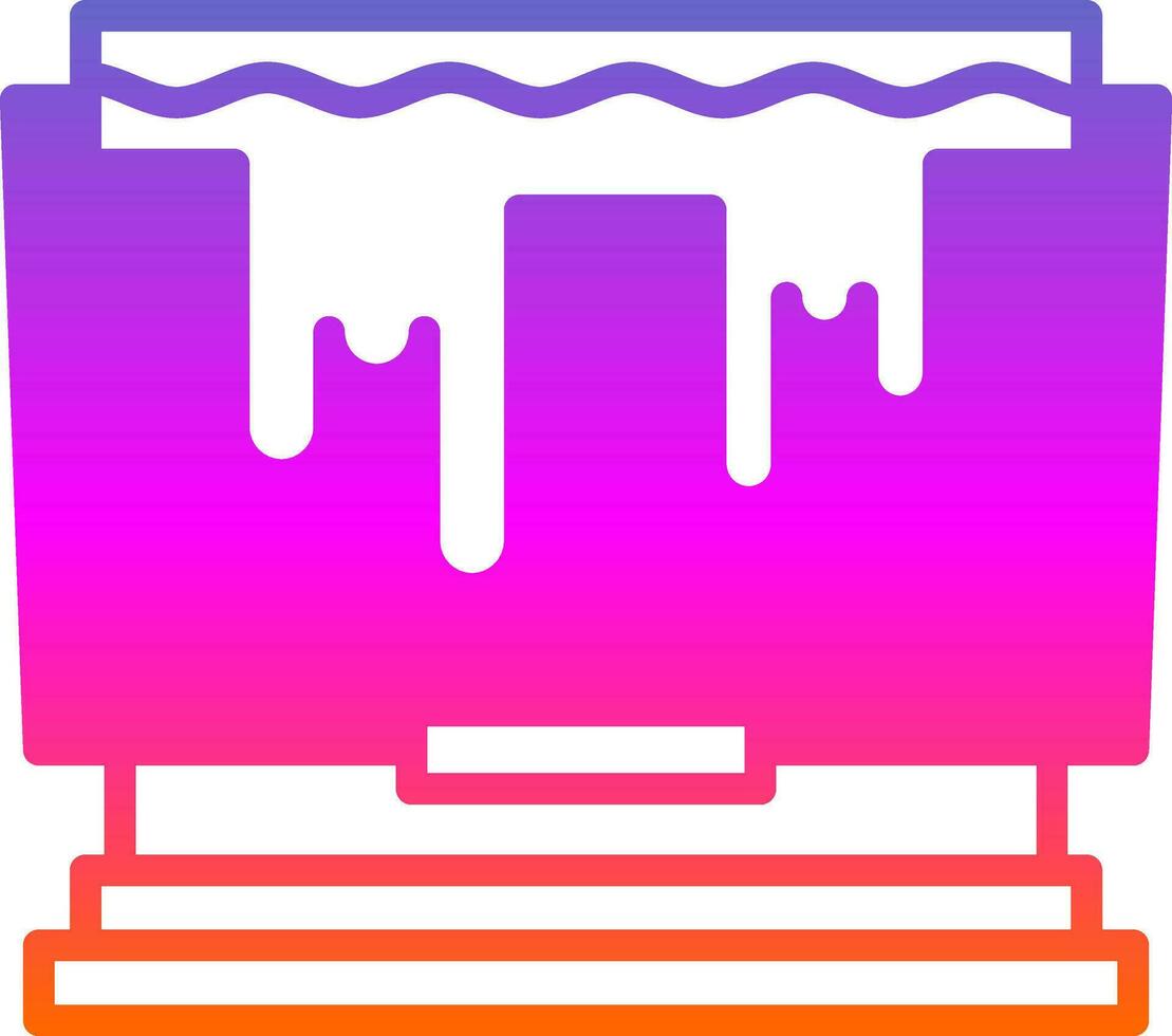 Paint Bucket Vector Icon Design