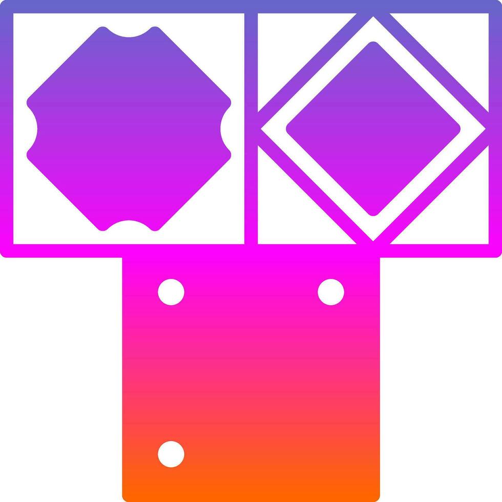 Multi Tiles Vector Icon Design
