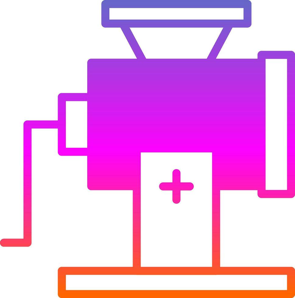 Meat Grinder Vector Icon Design