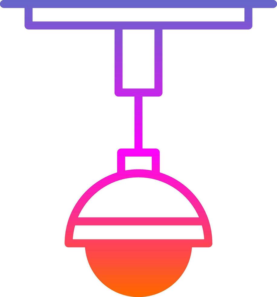 Roof Light Vector Icon Design