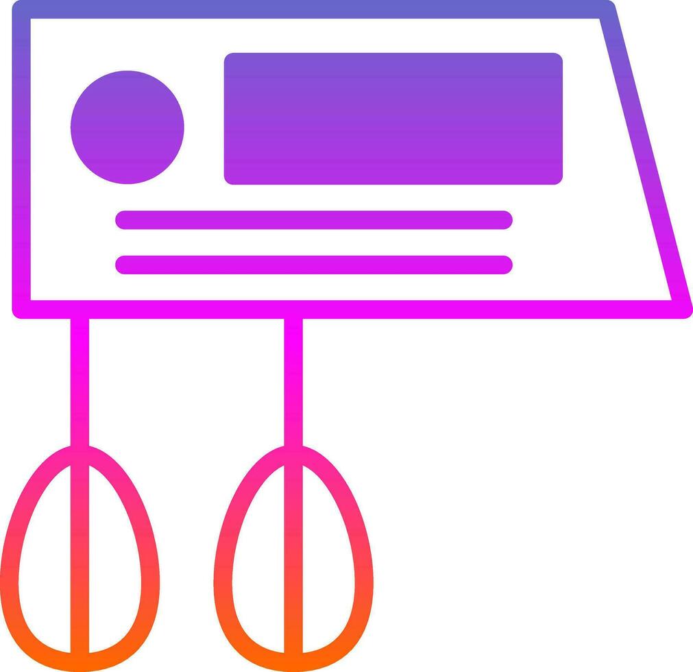 Mixer Vector Icon Design