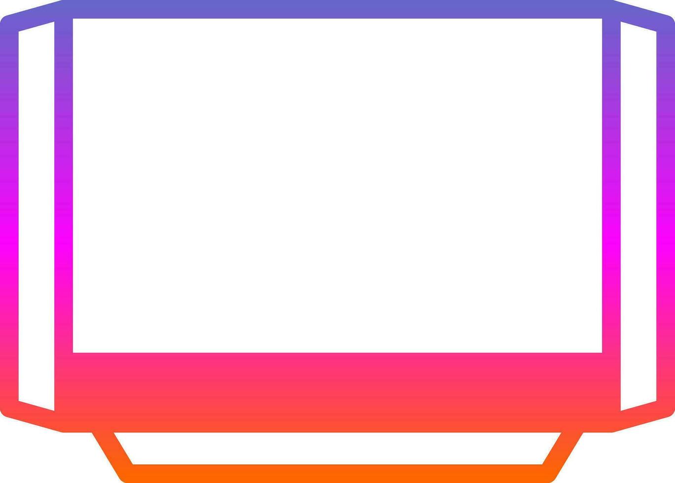 TV Vector Icon Design