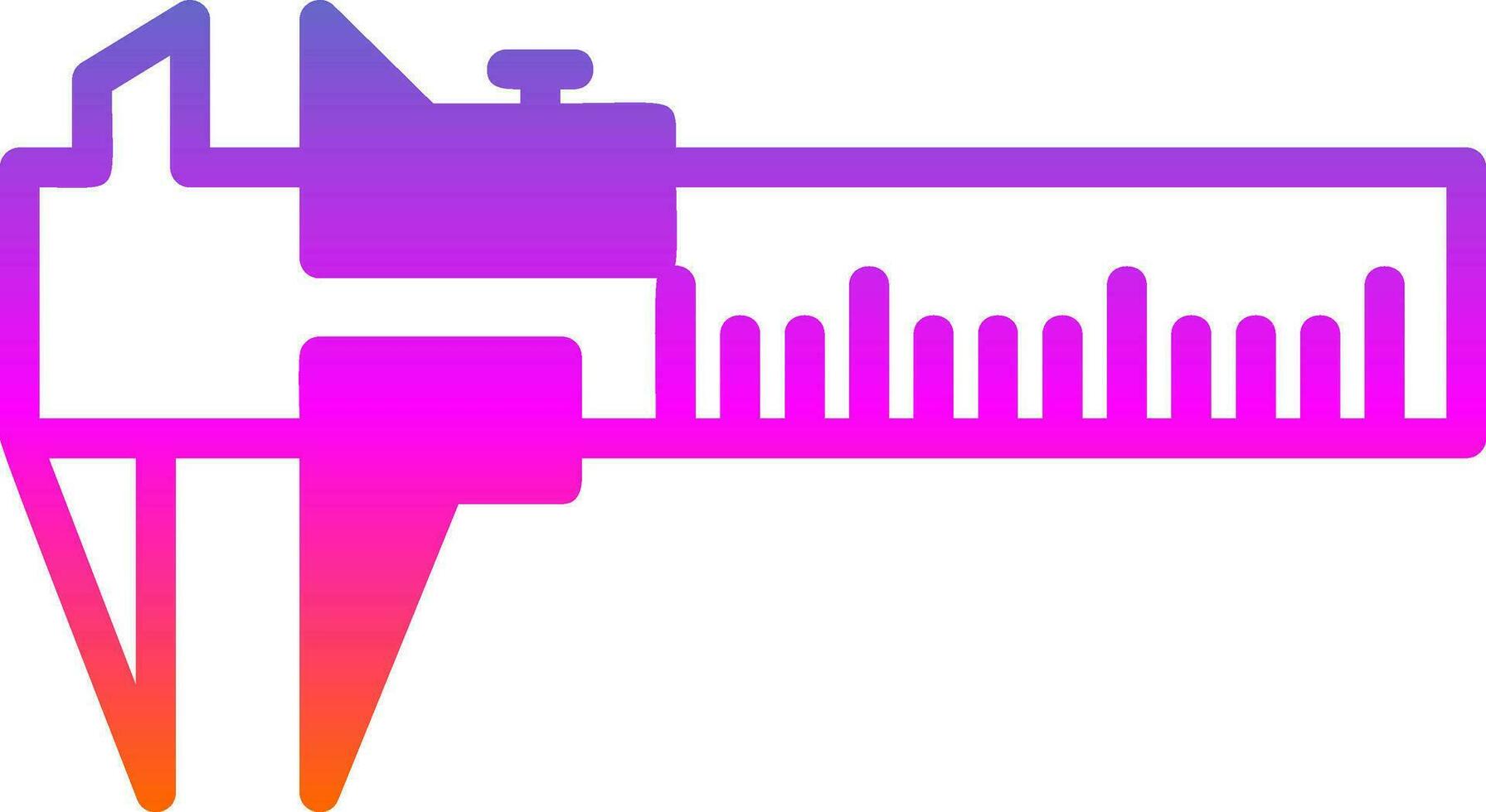 Caliper Vector Icon Design
