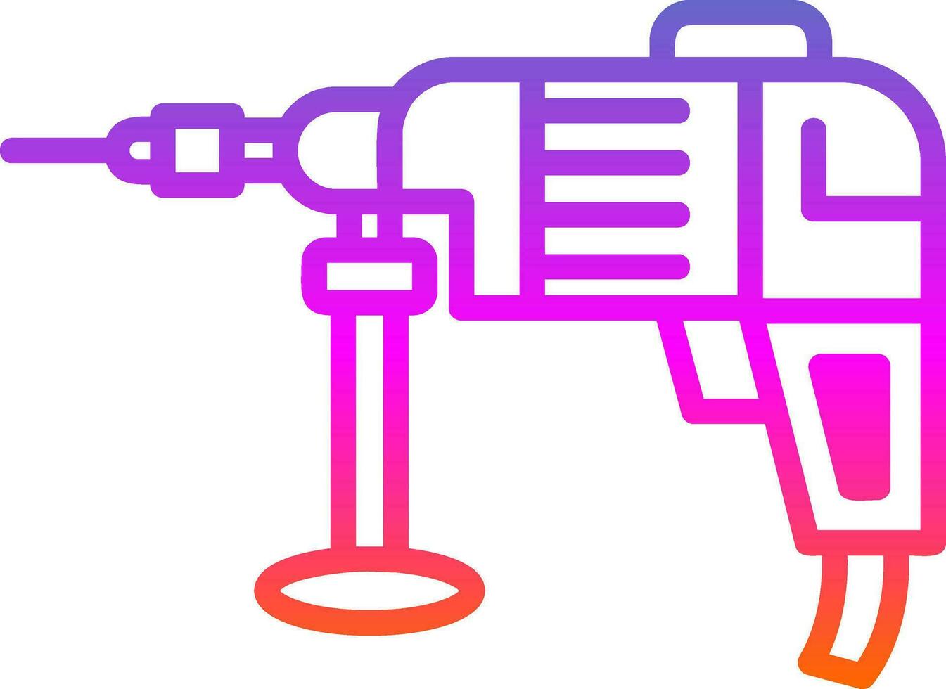 perforación máquina vector icono diseño