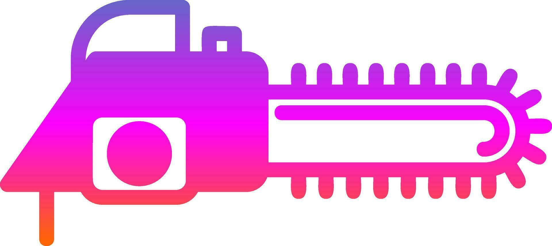 Chain saw Vector Icon Design