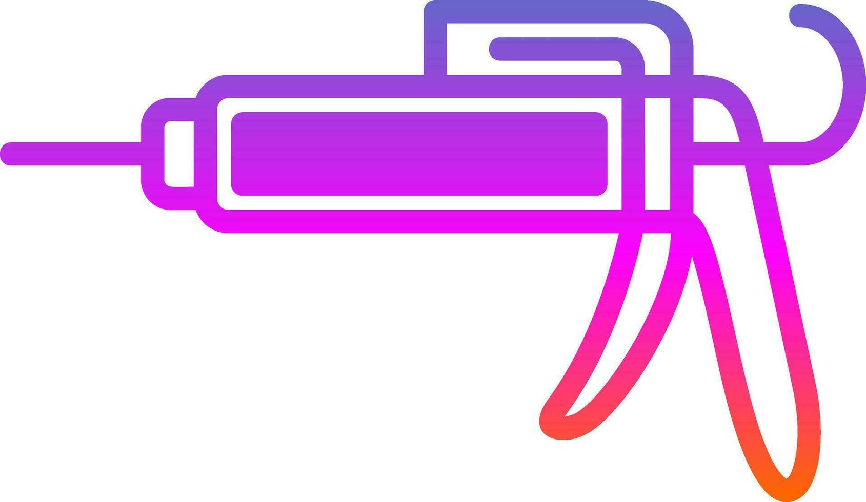 Caulk gun Vector Icon Design