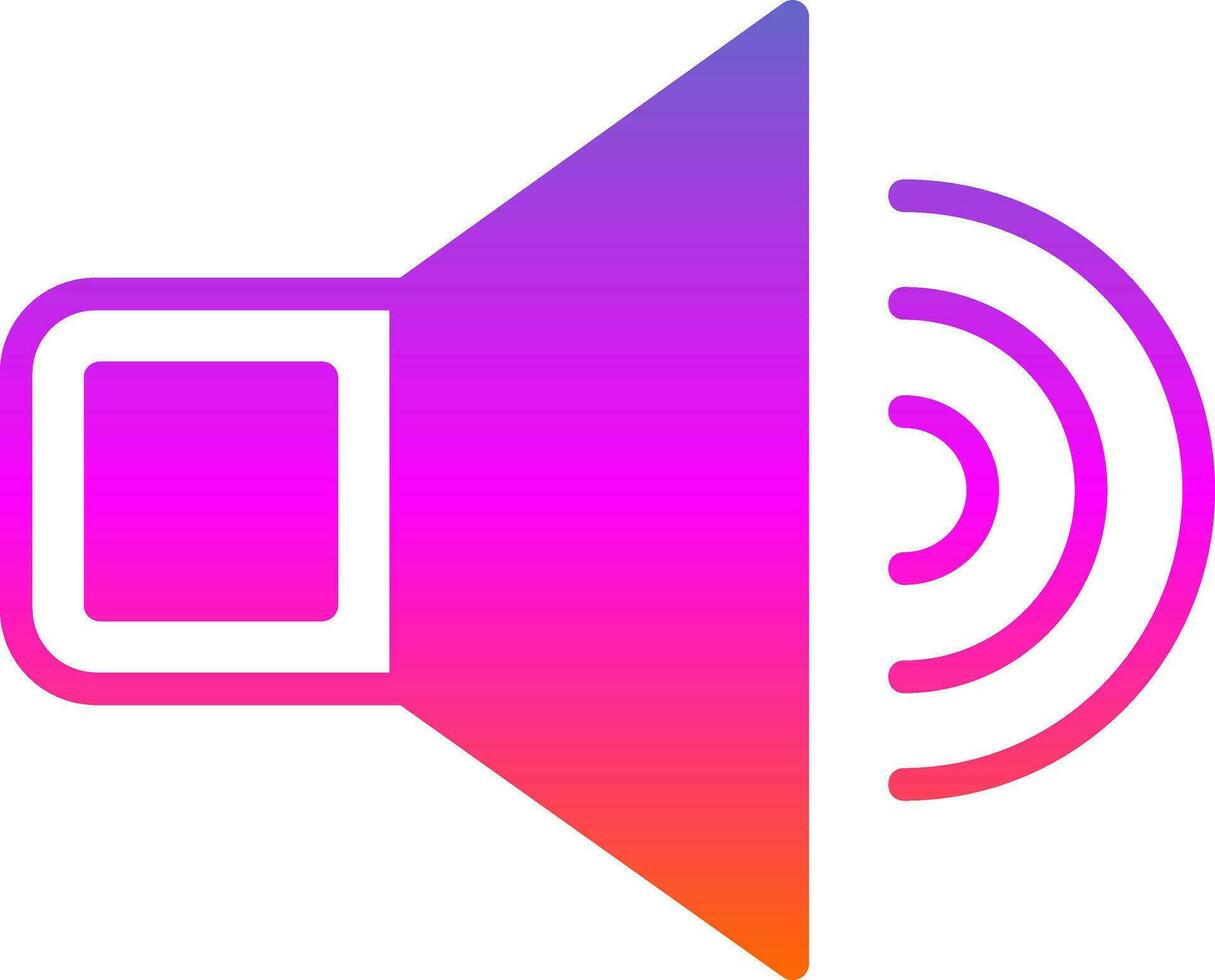 Speaker Vector Icon Design