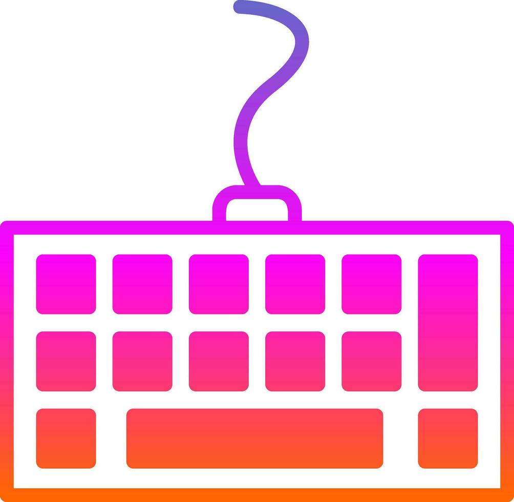 Keyboard Vector Icon Design