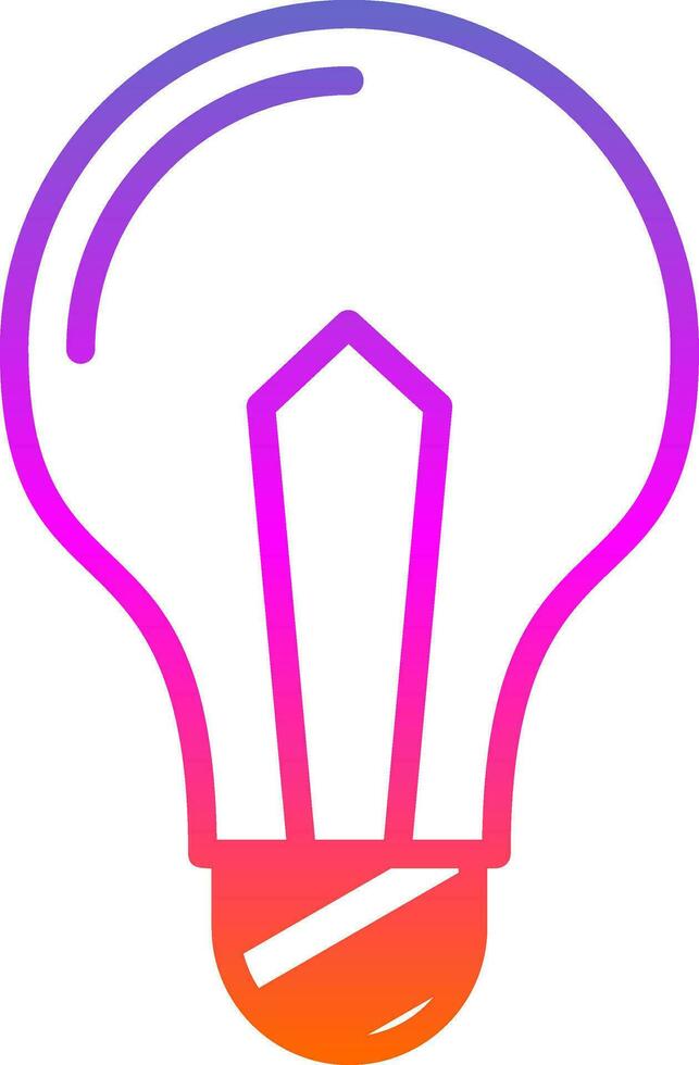 Light Bulb Vector Icon Design