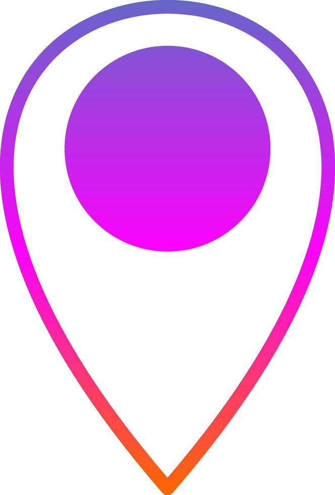 Pin point Vector Icon Design