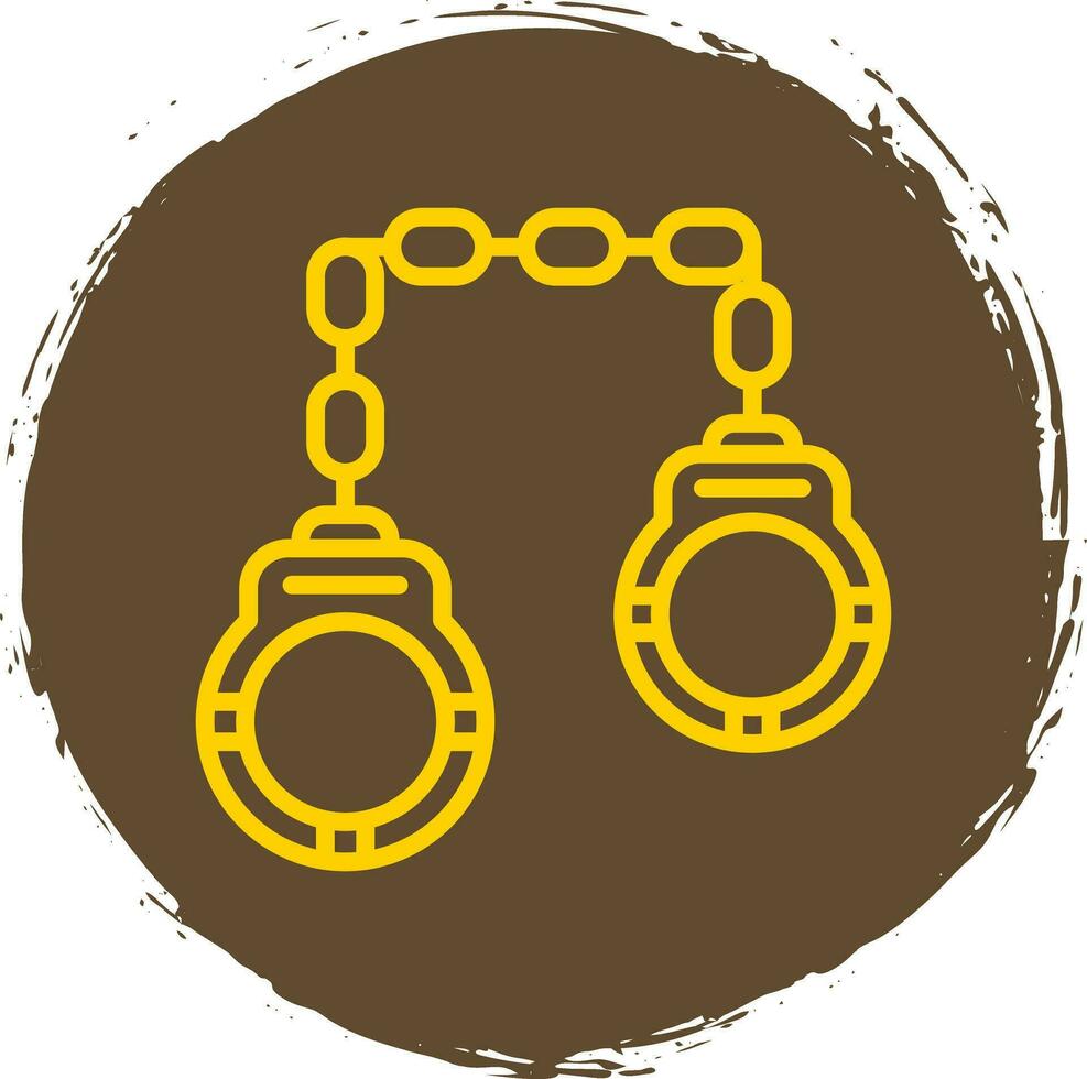 Handcuffs Vector Icon Design