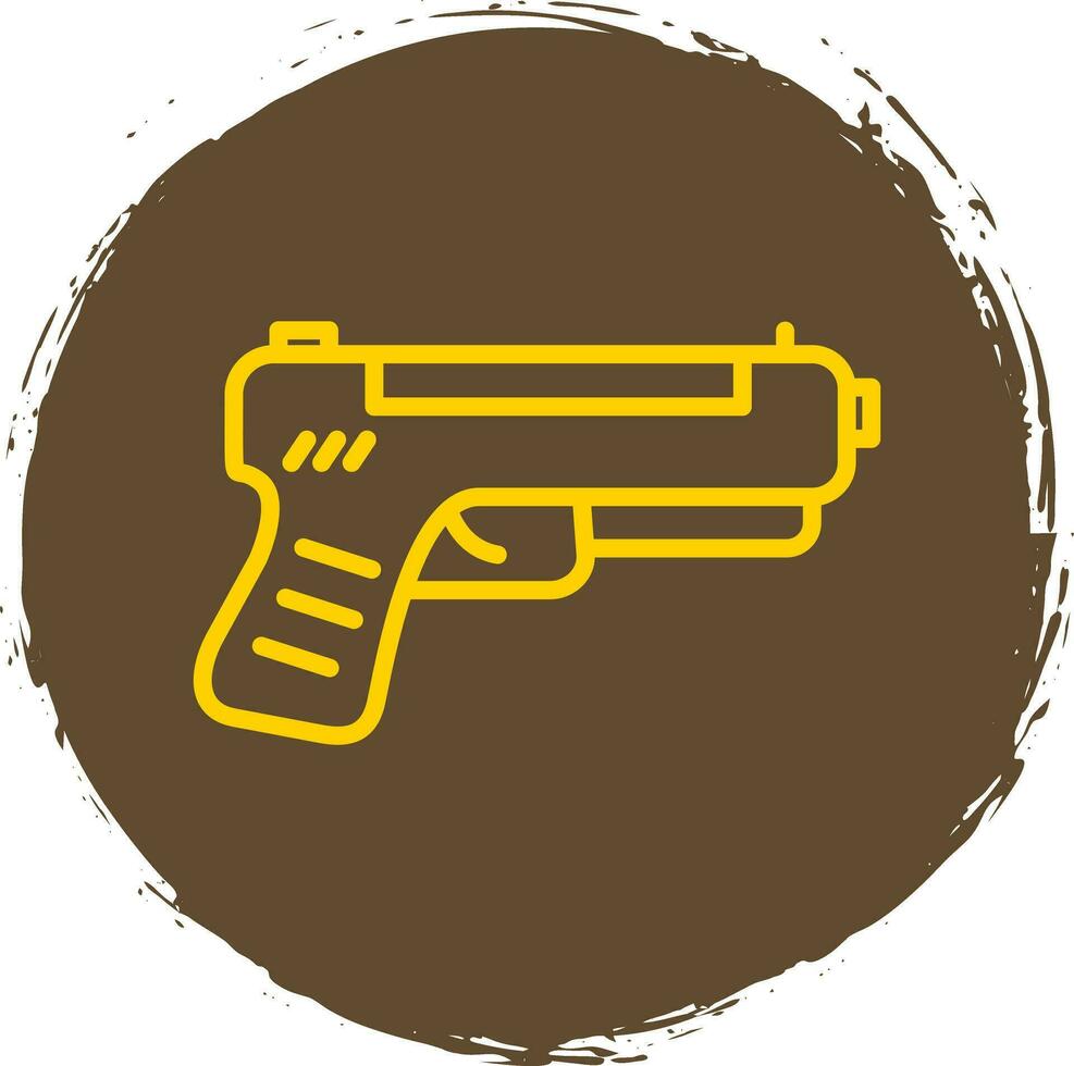pistola vector icono diseño